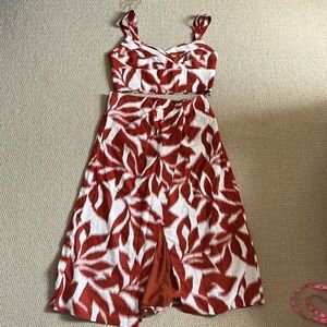 Banana Republic skirt and crop matching set size 12 NWT summer ‘23 collection